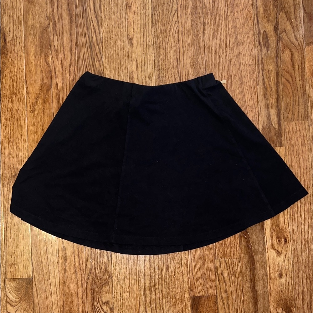 Forever 21 Black Felt Skater Skirt Women’s Size XS